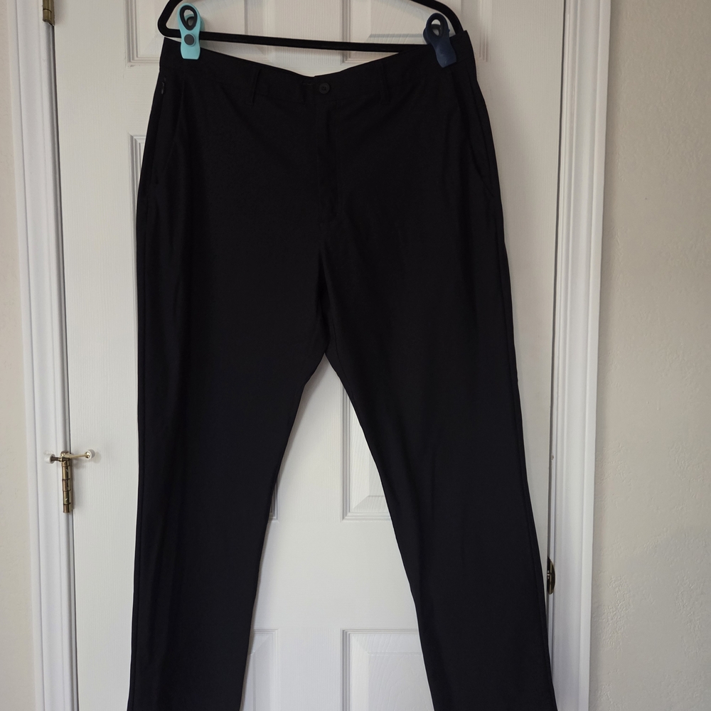 Sky Men's Elegant Black Dress Pants